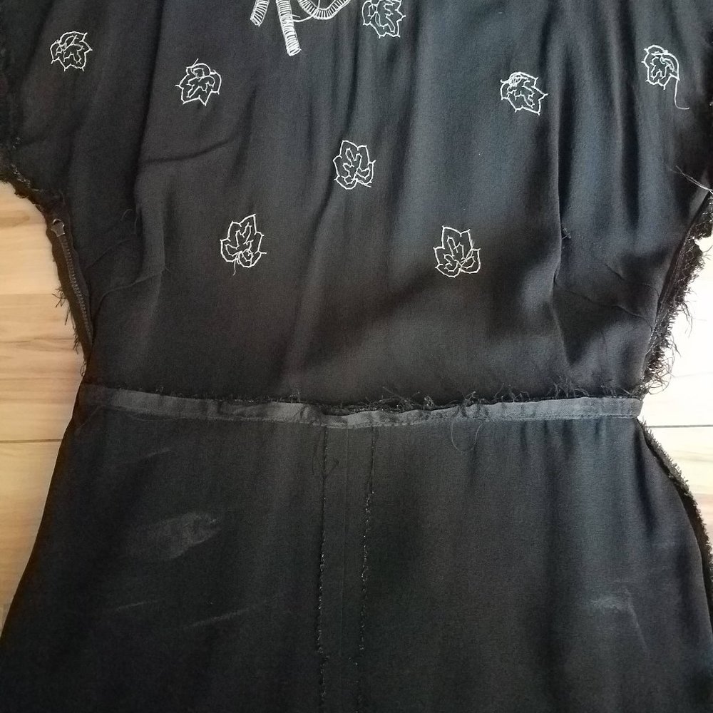 Vintage 1940s Peplum Beaded Dress - Picture 8 of 13
